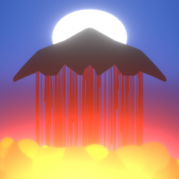 Bomber Looks Down 